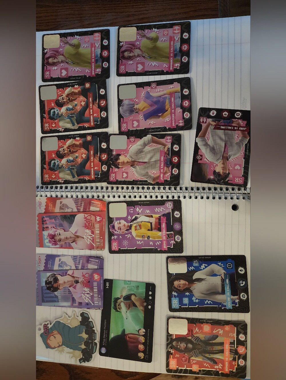 K-pop demon Hunter Trading Cards